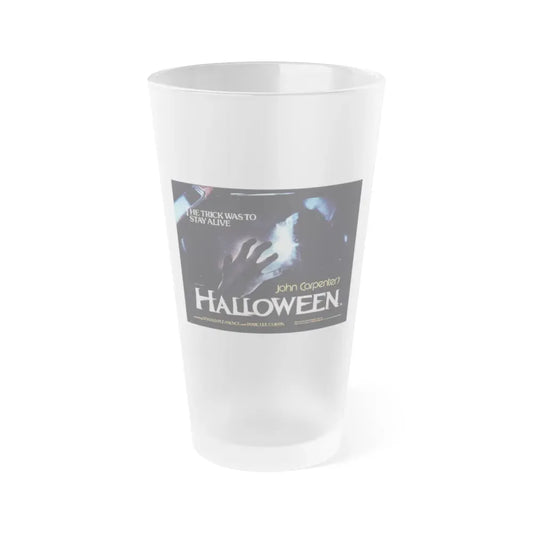 HALLOWEEN (2) 1978 Movie Poster - Frosted Pint Glass 16oz 16oz Frosted - Go Mug Yourself