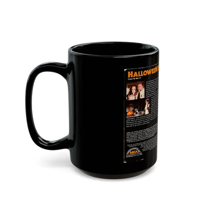 HALLOWEEN 2 (VHS COVER) - Black Coffee Mug-Go Mug Yourself