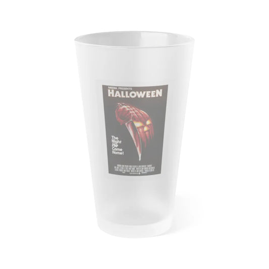 HALLOWEEN (4) 1978 Movie Poster - Frosted Pint Glass 16oz-16oz-Frosted-Go Mug Yourself