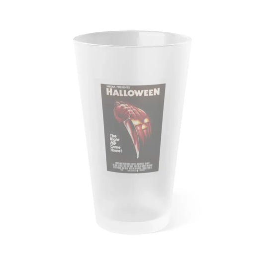 HALLOWEEN (4) 1978 Movie Poster - Frosted Pint Glass 16oz 16oz Frosted - Go Mug Yourself