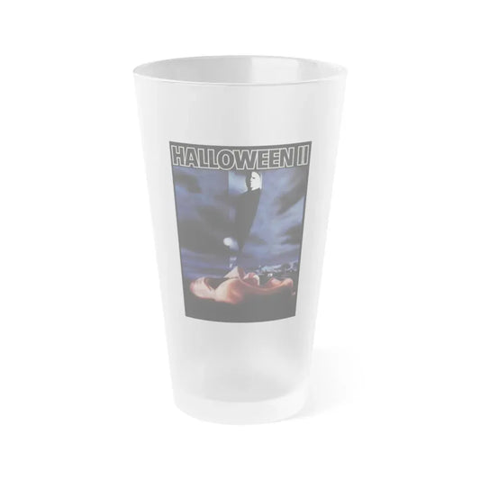 HALLOWEEN II (2) 1981 Movie Poster - Frosted Pint Glass 16oz 16oz Frosted - Go Mug Yourself