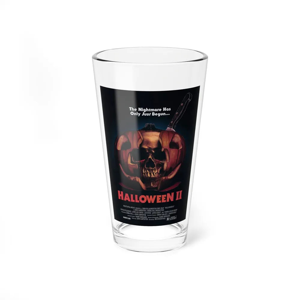 HALLOWEEN II (SADISTART) 1981 Movie Poster - Pint Glass 16oz-16oz-Go Mug Yourself