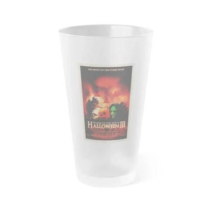 HALLOWEEN III 1982 Movie Poster - Frosted Pint Glass 16oz 16oz Frosted - Go Mug Yourself