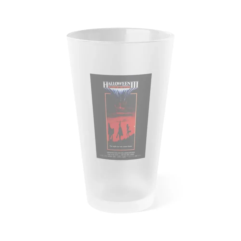 HALLOWEEN III SEASON OF THE WITCH 1982 Movie Poster - Frosted Pint Glass 16oz 16oz Frosted - Go Mug Yourself