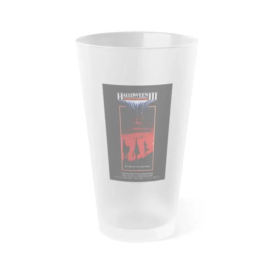 HALLOWEEN III SEASON OF THE WITCH 1982 Movie Poster - Frosted Pint Glass 16oz 16oz Frosted - Go Mug Yourself