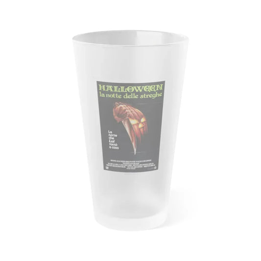 HALLOWEEN (ITALIAN) 1978 Movie Poster - Frosted Pint Glass 16oz 16oz Frosted - Go Mug Yourself
