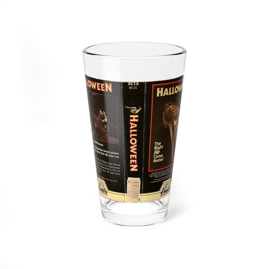 HALLOWEEN MEDIA HOME ENTERTAINMENT (VHS COVER) Pint Glass 16oz-16oz-Go Mug Yourself