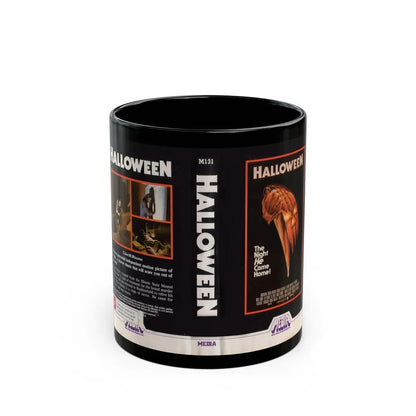 HALLOWEEN MEDIA HOME ENTERTAINMENT VHS (VHS COVER) - Black Coffee Mug 11oz - Go Mug Yourself