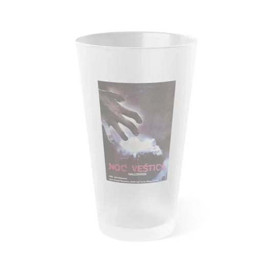 HALLOWEEN (POLISH) 1978 Movie Poster - Frosted Pint Glass 16oz 16oz Frosted - Go Mug Yourself