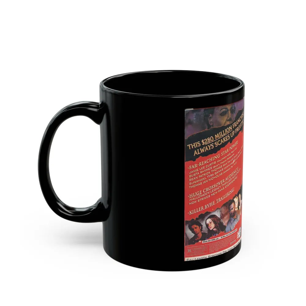 HALLOWEEN RESURRECTION DEMO TAPE SCREENER FOR RETAILERS ONLY (VHS COVER) - Black Coffee Mug-Go Mug Yourself