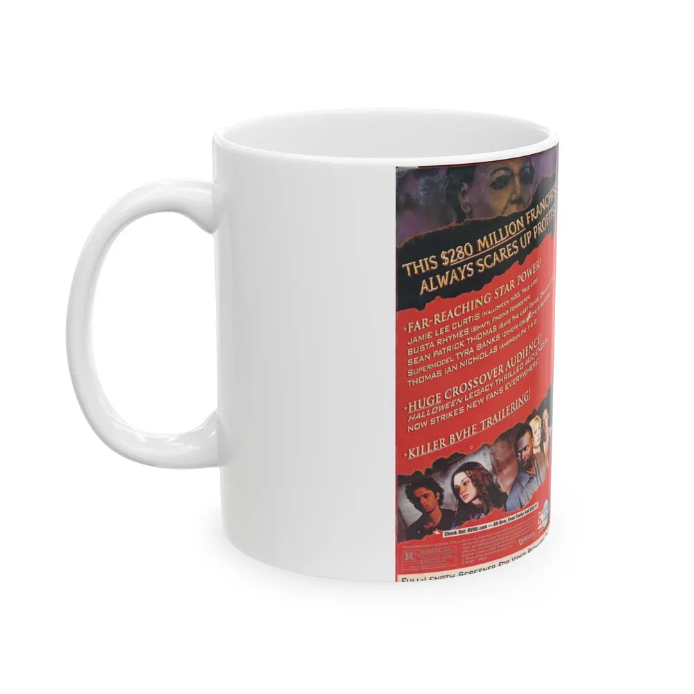 HALLOWEEN RESURRECTION DEMO TAPE SCREENER FOR RETAILERS ONLY (VHS COVER) - White Coffee Mug-Go Mug Yourself