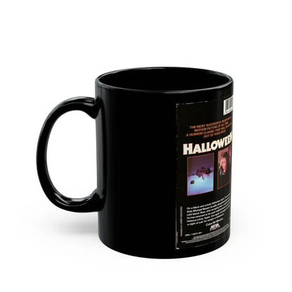 HALLOWEEN (VHS COVER) - Black Coffee Mug-Go Mug Yourself