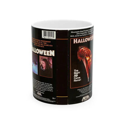 HALLOWEEN (VHS COVER) - White Coffee Mug-11oz-Go Mug Yourself