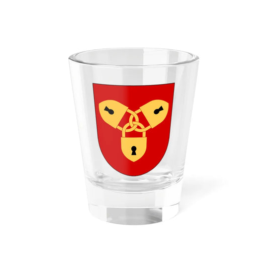 Hallsberg vapen (Sweden) (Coat of Arms) Shot Glass 1.5oz 1.5oz - Go Mug Yourself