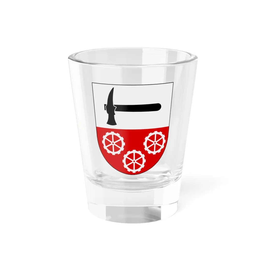Hallstahammar vapen (Sweden) (Coat of Arms) Shot Glass 1.5oz 1.5oz - Go Mug Yourself