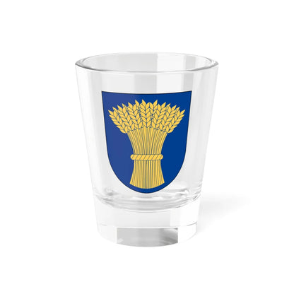Halmstad härad vapen (Sweden) (Coat of Arms) Shot Glass 1.5oz 1.5oz - Go Mug Yourself