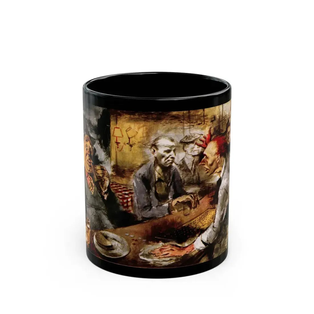 Ham on Cheese on Rye, Collier's, May 29, 1948 - Black Coffee Mug 11oz - Go Mug Yourself