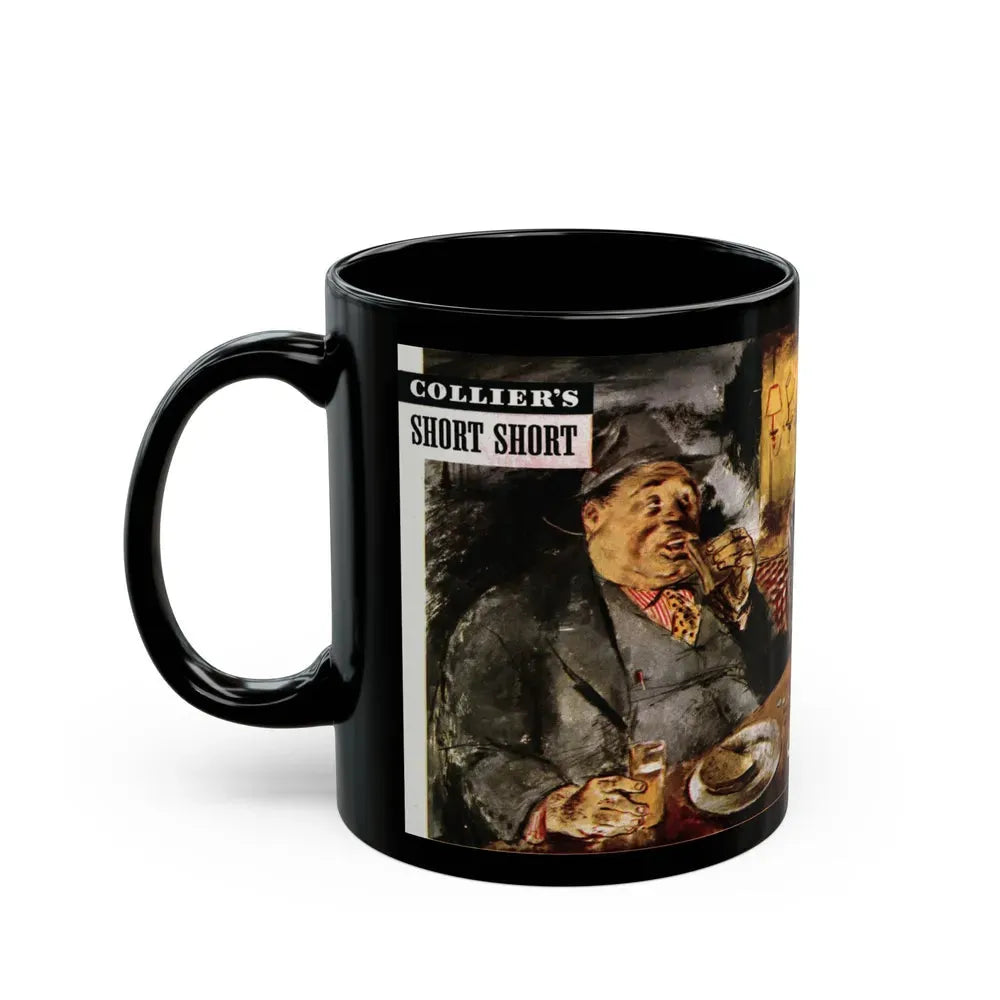 Ham on Cheese on Rye, Collier's, May 29, 1948 - Black Coffee Mug - Go Mug Yourself