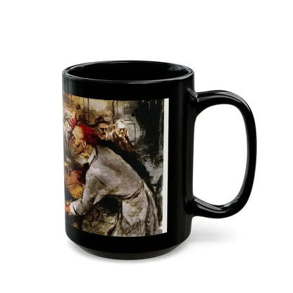 Ham on Cheese on Rye, Collier's, May 29, 1948 - Black Coffee Mug - Go Mug Yourself