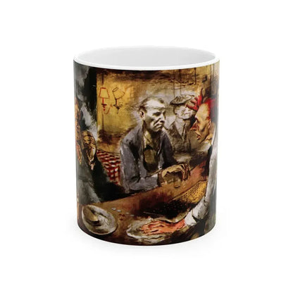 Ham on Cheese on Rye, Collier's, May 29, 1948 - White Coffee Mug 11oz - Go Mug Yourself