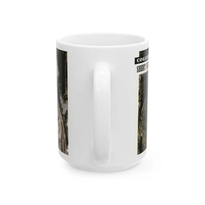 Ham on Cheese on Rye, Collier's, May 29, 1948 - White Coffee Mug - Go Mug Yourself