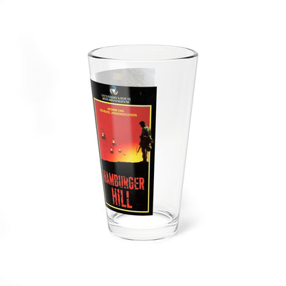 HAMBURGER HILL (VHS COVER) Pint Glass 16oz-Go Mug Yourself