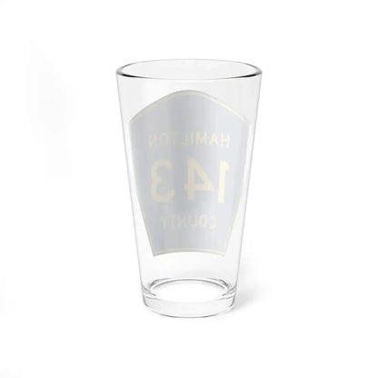 Hamilton County 143 (Florida) (Road Sign) Pint Glss 16oz - Go Mug Yourself