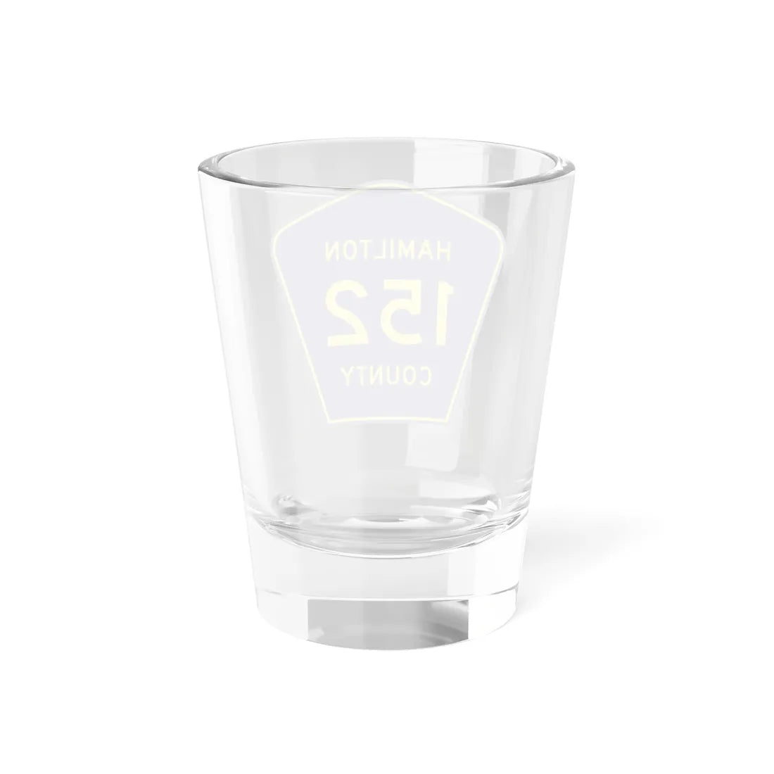 Hamilton County 152 (Florida) (Road Sign) Shot Glass 1.5oz - Go Mug Yourself
