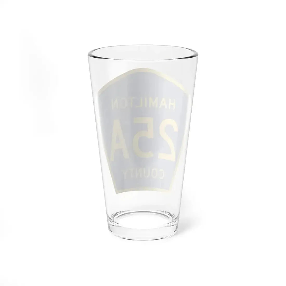 Hamilton County 25A (Florida) (Road Sign) Pint Glss 16oz - Go Mug Yourself