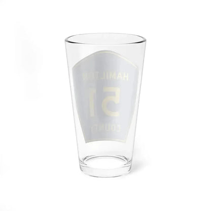Hamilton County 51 (Florida) (Road Sign) Pint Glass 16oz - Go Mug Yourself
