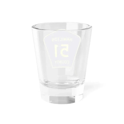 Hamilton County 51 (Florida) (Road Sign) Shot Glass 1.5oz - Go Mug Yourself