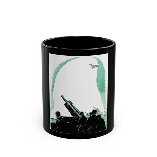 Hamilton's Battery, Blue Book Magazine, August 1950 - Black Coffee Mug 11oz - Go Mug Yourself