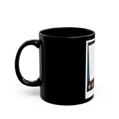 Hamilton Watch ad, Collier's, November 5, 1949 - Black Coffee Mug - Go Mug Yourself