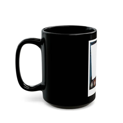 Hamilton Watch ad, Collier's, November 5, 1949 - Black Coffee Mug - Go Mug Yourself