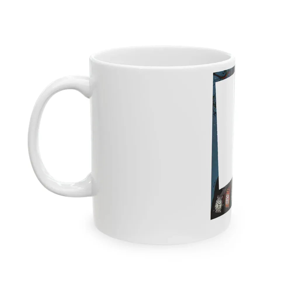 Hamilton Watch ad, Collier's, November 5, 1949 - White Coffee Mug - Go Mug Yourself