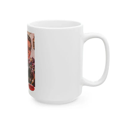 Hamilton Watch ad, Collier's, November 5, 1949 - White Coffee Mug - Go Mug Yourself