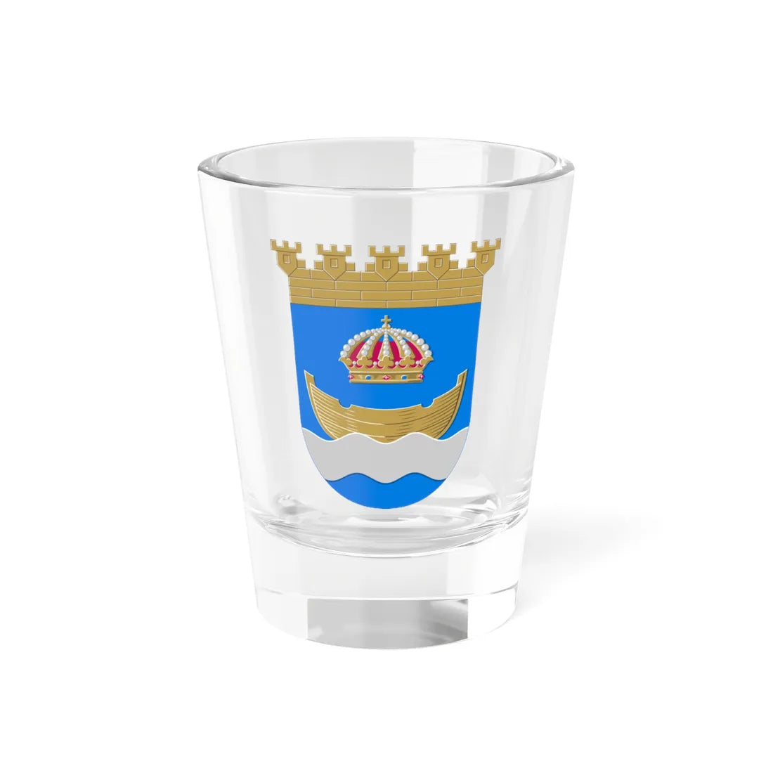 Hamina.vaakuna (Finland) (Coat of Arms) Shot Glass 1.5oz 1.5oz - Go Mug Yourself