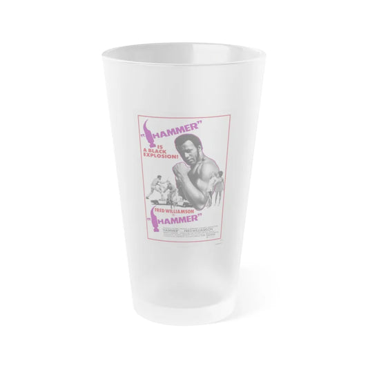 HAMMER 1972 Movie Poster - Frosted Pint Glass 16oz-16oz-Frosted-Go Mug Yourself