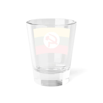 Hammer and Sickle flag of Burma (Myanmar) Shot Glass 1.5oz - Go Mug Yourself