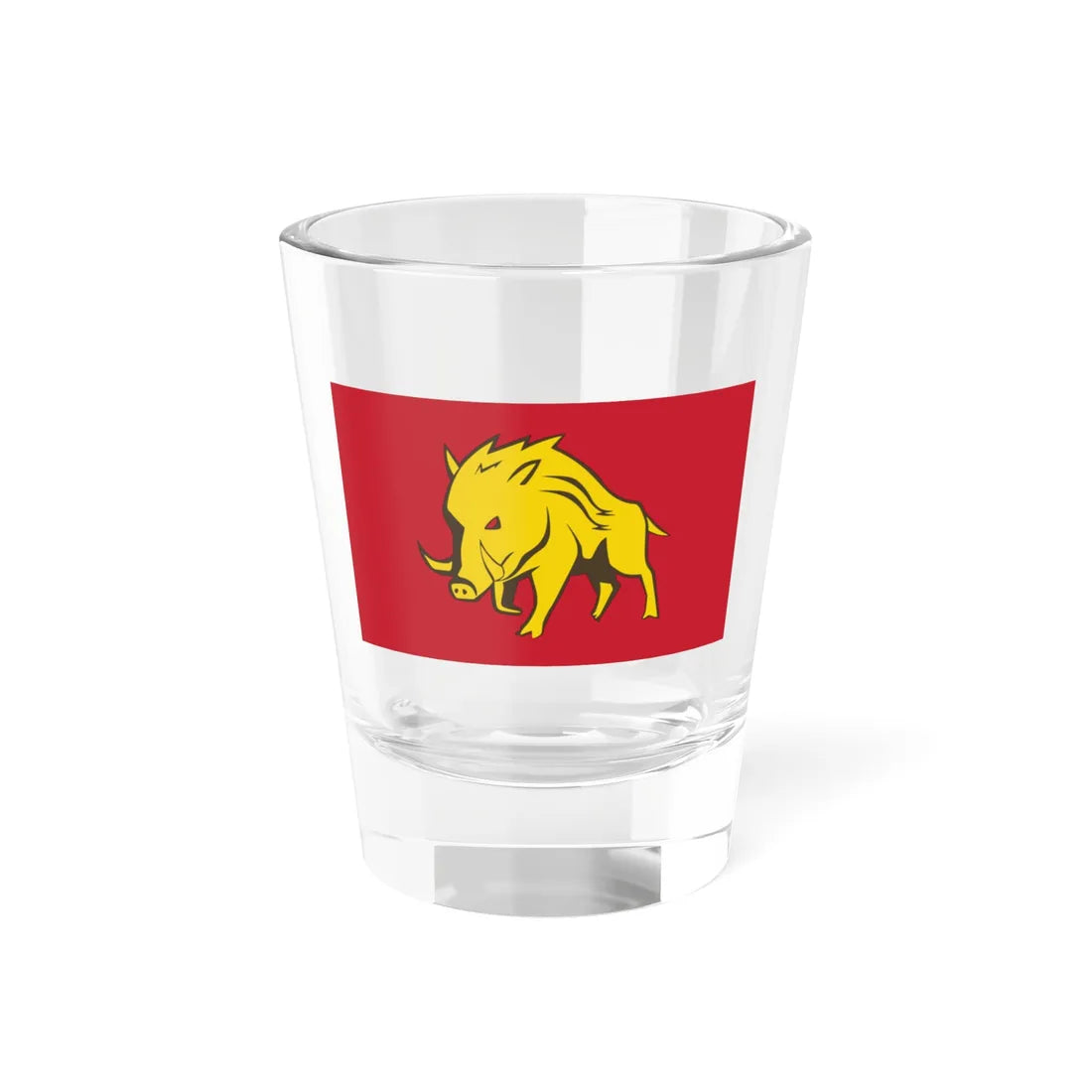 Hampshire hog flag (England) Shot Glass 1.5oz 1.5oz - Go Mug Yourself