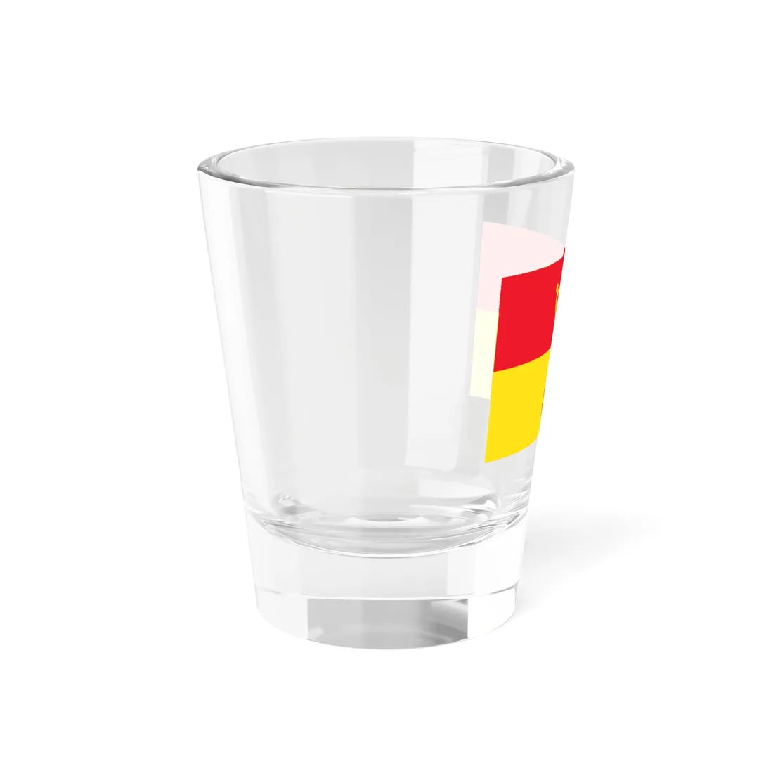 Hampshire red and gold flag 1 (England) Shot Glass 1.5oz - Go Mug Yourself