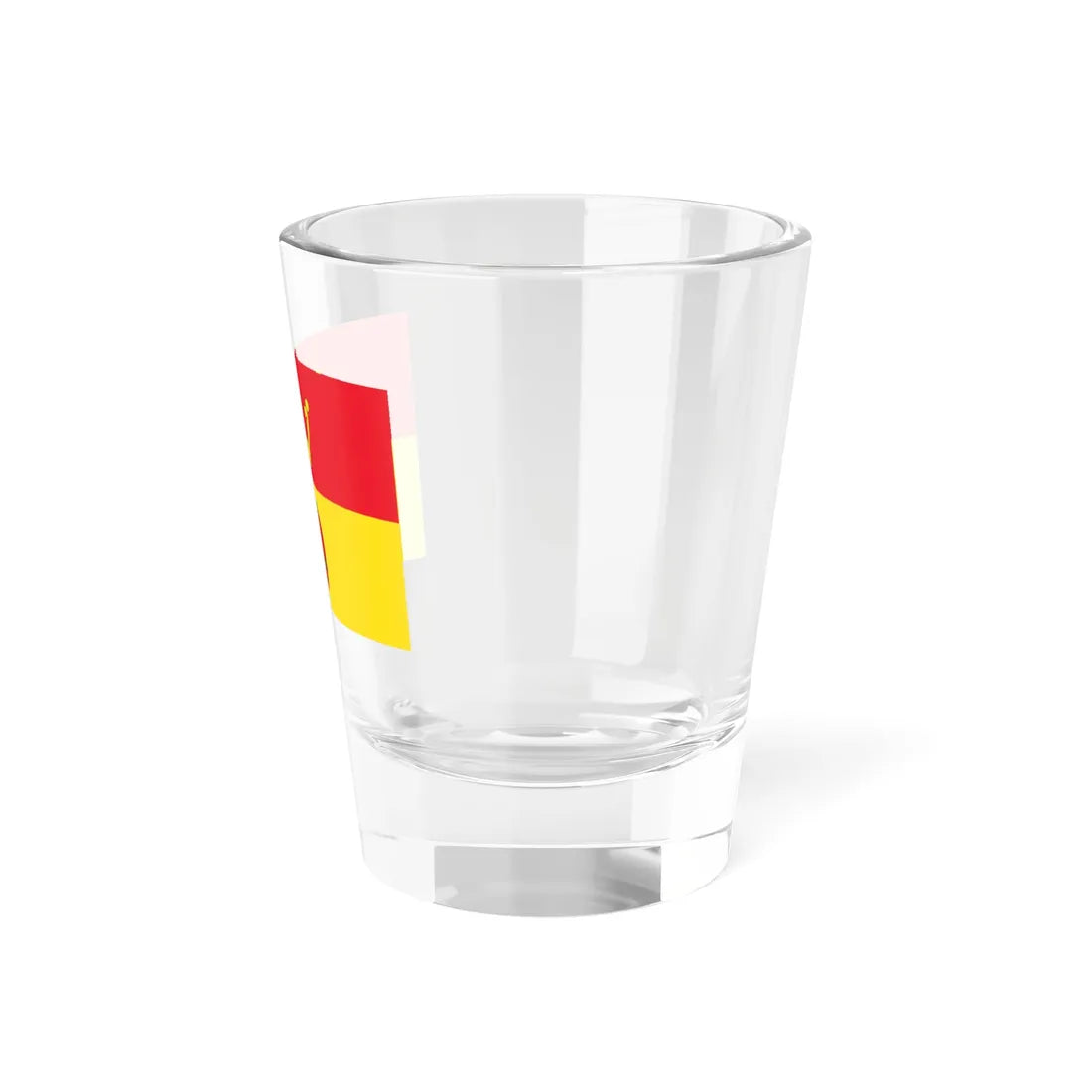 Hampshire red and gold flag 1 (England) Shot Glass 1.5oz - Go Mug Yourself