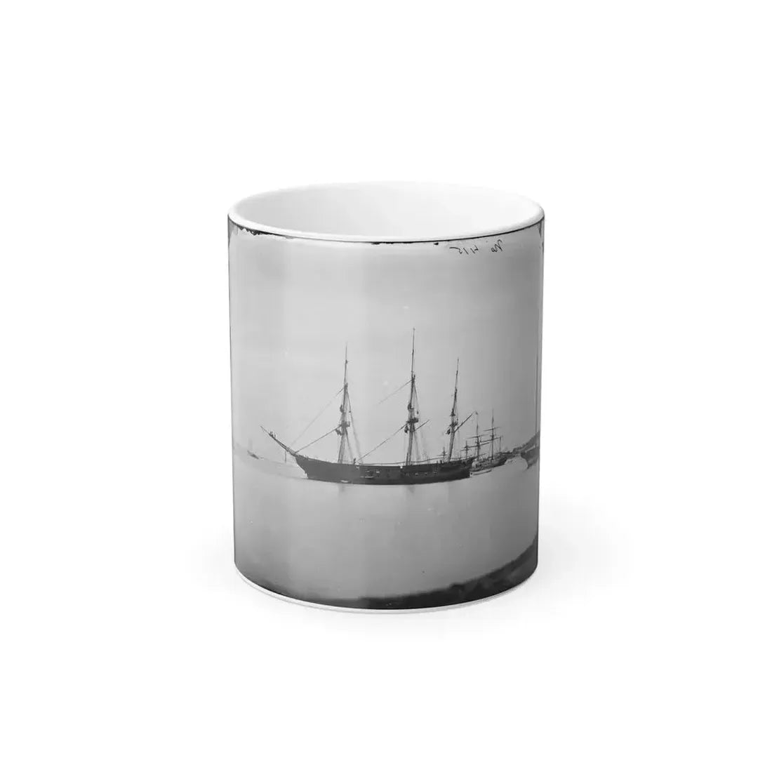 Hampton Roads, Va.  School Ship U.S.S. Sabine (U.S. Civil War) Color Changing Coffee Mug 11oz Default Title 11oz - Go Mug Yourself