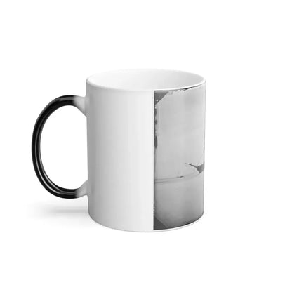 Hampton Roads, Va.  School Ship U.S.S. Sabine (U.S. Civil War) Color Changing Coffee Mug 11oz - Go Mug Yourself