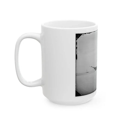 Hampton Roads, Va.  School Ship U.S.S. Sabine (U.S. Civil War) White Coffee Mug - Go Mug Yourself