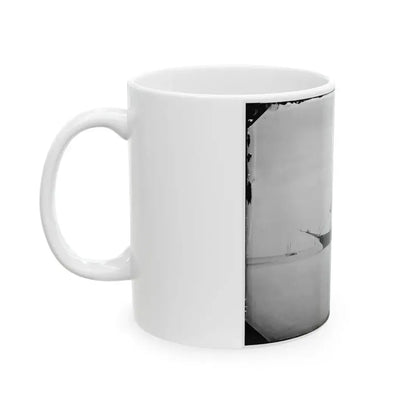 Hampton Roads, Va.  School Ship U.S.S. Sabine (U.S. Civil War) White Coffee Mug - Go Mug Yourself