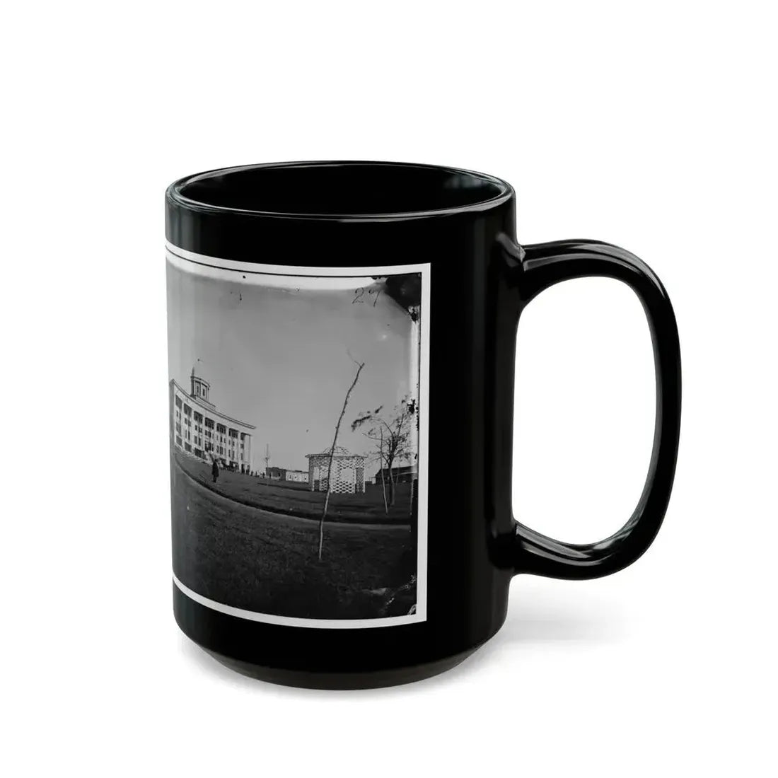 Hampton, Va. Chesapeake Hospital And Grounds (U.S. Civil War) Black Coffee Mug - Go Mug Yourself