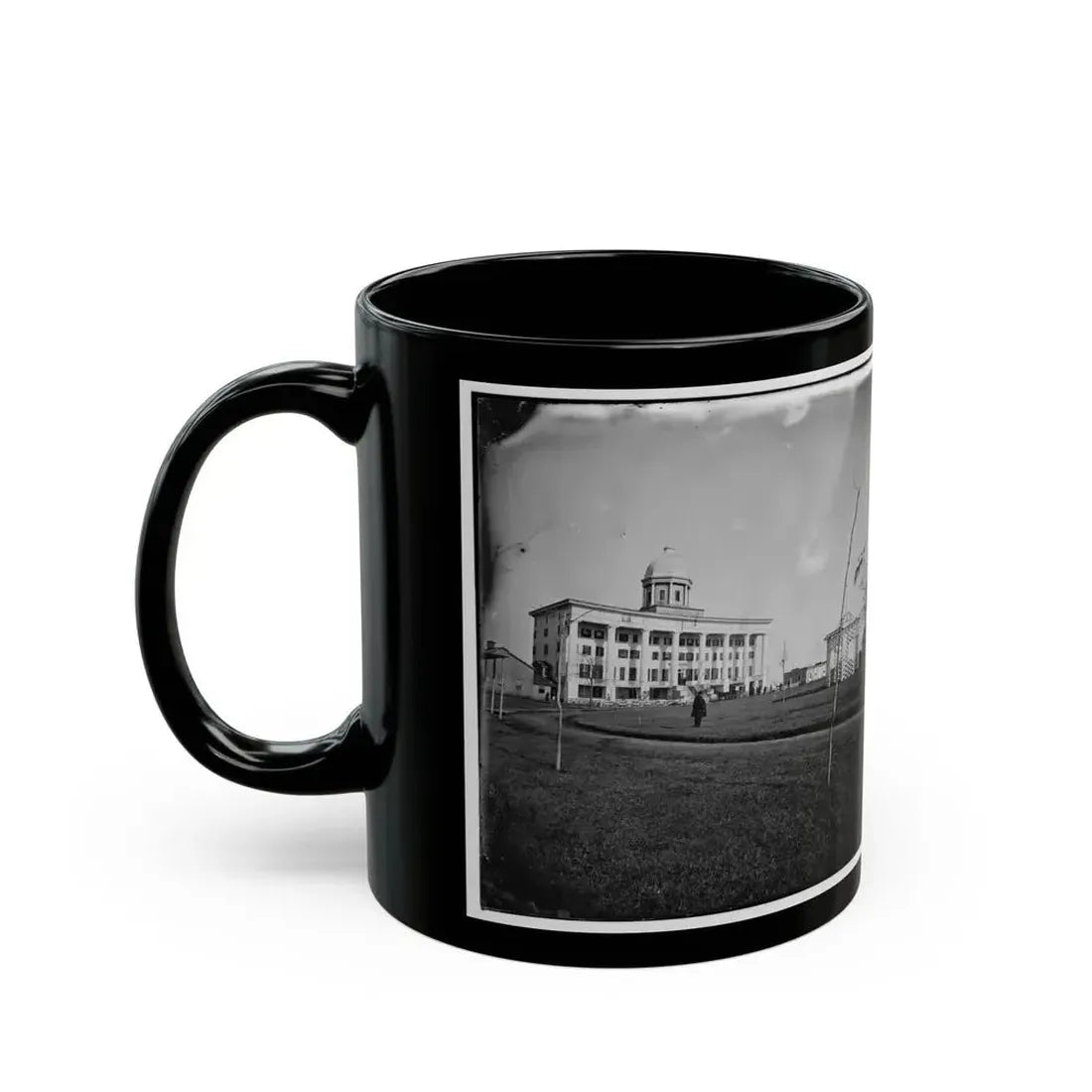 Hampton, Va. Chesapeake Hospital And Grounds (U.S. Civil War) Black Coffee Mug - Go Mug Yourself