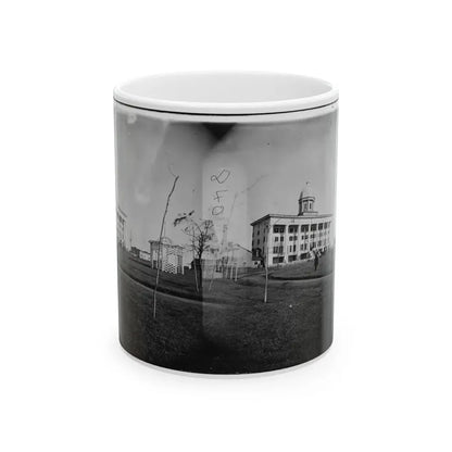 Hampton, Va. Chesapeake Hospital And Grounds (U.S. Civil War) White Coffee Mug 11oz - Go Mug Yourself