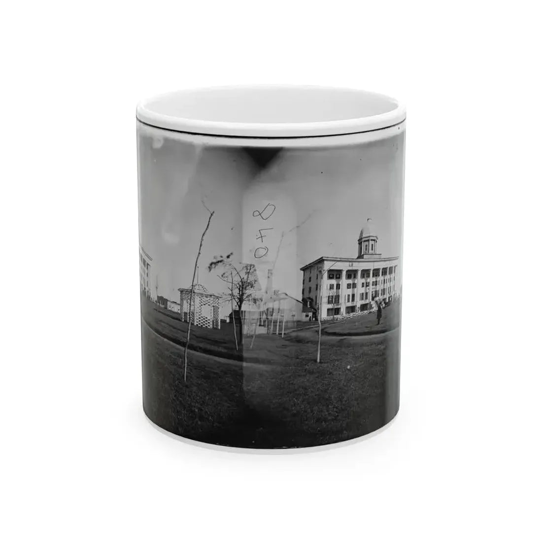 Hampton, Va. Chesapeake Hospital And Grounds (U.S. Civil War) White Coffee Mug 11oz - Go Mug Yourself